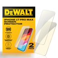thumbnail image 1 of Protector de pantalla DEWALT de vidrio templado resistente para iPhone 17 Pro Max, 1 of 8