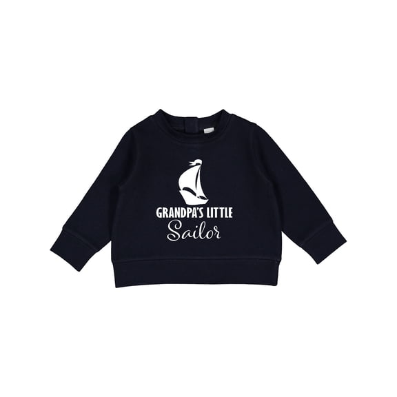 Inktastic Grandpas Little Sailor Grandchild Sailing Baby Sweatshirt