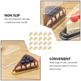 thumbnail image 5 of 50PCS Triangle Cake Boxes Transparent Mousse Packaging Box Golden, 5 of 6
