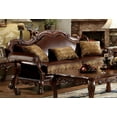 thumbnail image 2 of 3Pcs Brown PU Leather Sofa Set Loveseat Chair, 2 of 4