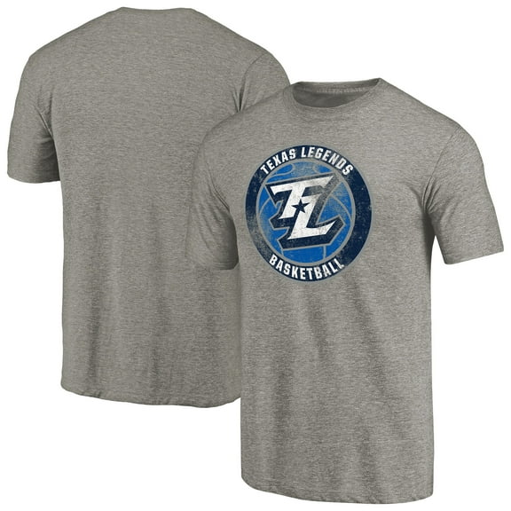 Men's Gray Texas Legends Distressed Primary Tri-Blend T-Shirt
