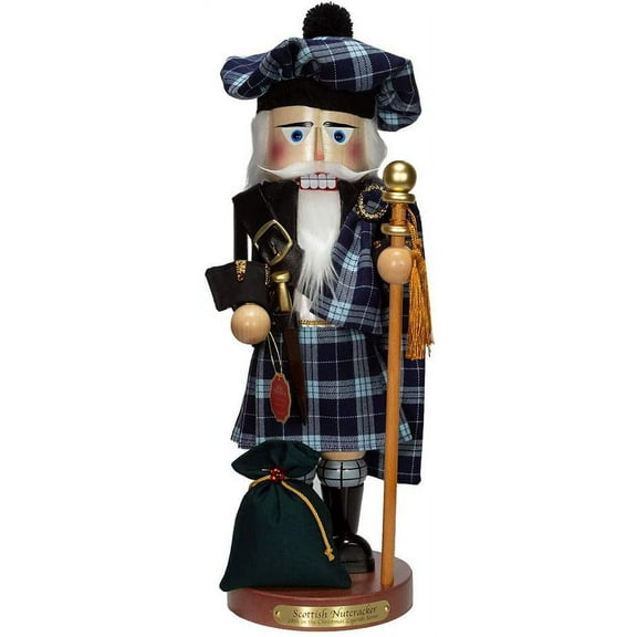 Kurt Adler (# ES3501) Steinbach Scottish Santa Nutcracker, 17"