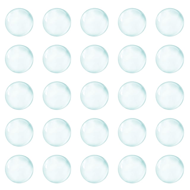 Uxcell 10mm Bolas de Vidrio Piedras de Ebullición de Vidrio de Cal Soda, Paquete de 250