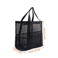 thumbnail image 3 of Misright Large Beach Bags with Pocket Mesh Beach Bag Waterproof Breathable Handbag, 3 of 10