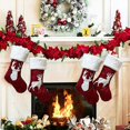 thumbnail image 2 of Calcetines Navidad 2pcs Navidad Calcetin Almacenamiento De Titular Dulces Regalo Calcetín de Navidad tamaño Grande Casa De Vacaciones De Navidad Decoracion Stocking Hanging Present Bag Caramelo, 2 of 4