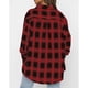 thumbnail image 4 of Camisa a cuadros informal para mujer, Camisa a cuadros de gran tamaño para mujer Camisa a cuadros de gran tamaño para mujer Top a cuadros de gran tamaño Tecnología de vanguardia, 4 of 6