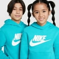 thumbnail image 4 of Nike Youth Kids Unisex Club Fleece Hoodie Black Medium, 4 of 4