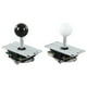 thumbnail image 5 of Kit de arcade para 2 jugadores, codificador de juegos de mesa USB, joystick, botones de arcade, juego para reuniones de amigos, blanco y negro, 5 of 15