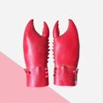 thumbnail image 2 of Halloween Costume Cosplay Latex Animal Scorpion Design Gloves Creepy Hands Halloween Fancy Dress Masquerade Party Costumes Props (Red), 2 of 3