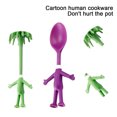 thumbnail image 3 of Human Shaped Kitchen Utensils Set 2 Piece with Comfortable Grip Handle, Dishwasher Easy Clean, 3 of 5