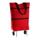 thumbnail image 1 of Carrito de compras plegable multifuncional con tirador manual, carrito de compras portátil compacto, bolsa, escalera, carrito de compras de supermercado, 1 of 5