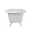 thumbnail image 2 of Savanna 60 Inch Acrylic Classic Clawfoot Tub - No Faucet Drillings - Ball & Claw Feet, 2 of 2