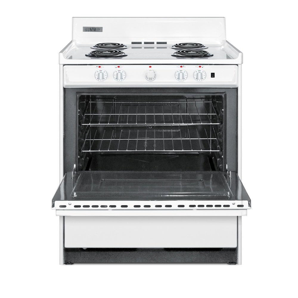 30" Wide Electric Coil Top Range