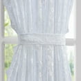 thumbnail image 2 of Warm Home Designs 52" W x 72" L White Lace French Door Curtains. LFD White 52x72, 2 of 3