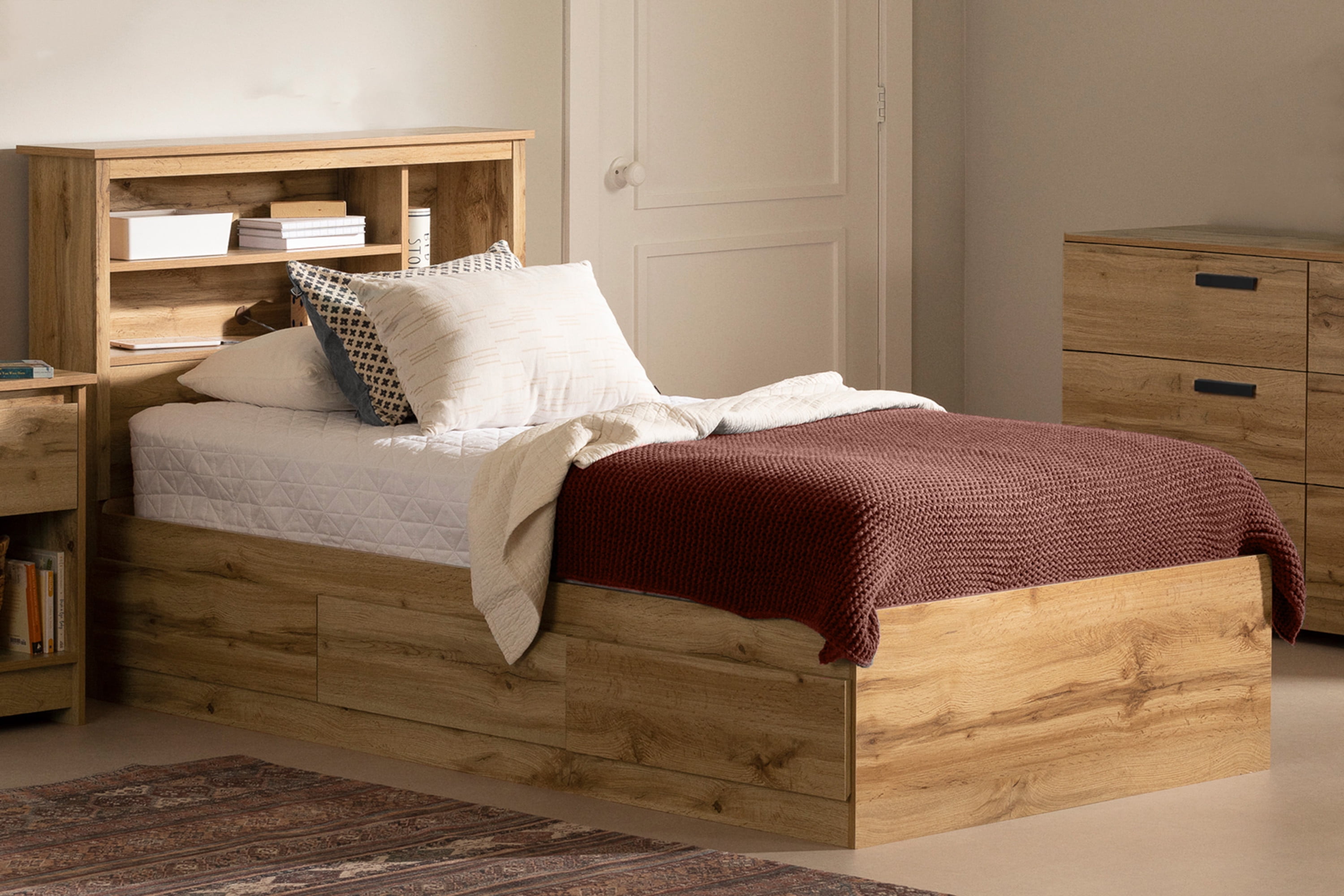 South Shore Cavalleri, Scandinavian Bed, Twin Brown