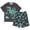 Q21 Dark Gray, variant on Mifsaly Kids Boys 2 Piece Outfits Dinosaur Graphic Short Sleeve T-Shirts and Printed Shorts Soft Breathable Summer Play Clothes