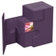 thumbnail image 3 of Deck Case Ultimate Guard Flip'n'Tray 80+ para 80 cartas TCG de doble manga, color morado, 3 of 8