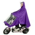 thumbnail image 4 of Motorcycle Rain Poncho Unisex Oxford Cloth Raincoat with Excellent Waterproof Performance Lightweight and Durable for Electric Bikes, Single Person Use, 4 of 8