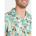 thumbnail image 3 of Mickey Mouse Men's Print Button Up Shirt with Short Sleeves, Sizes XS-5XL, 3 of 5