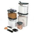 thumbnail image 4 of Progressive ProKeeper+ 9 Piece Clear Baker's Food Storage Container Set with Accessories, Grey, 4 of 8