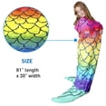 thumbnail image 2 of Mermaid Sleeping Bag – Kids Sleeping Bag – Slumber Party Sleeping Bag with Mermaid Tail, 2 of 6