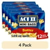 (4 pack) Act II Mini Bags Butter Microwave Popcorn, 1.09 oz., 12-Count Bags