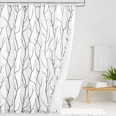 Waterproof Shower Curtain For Bathroom, Standard Shower Curtain Width