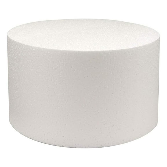 Round Cake Dummy, Styrene - 10 Inch Diameter x 6 Inch High