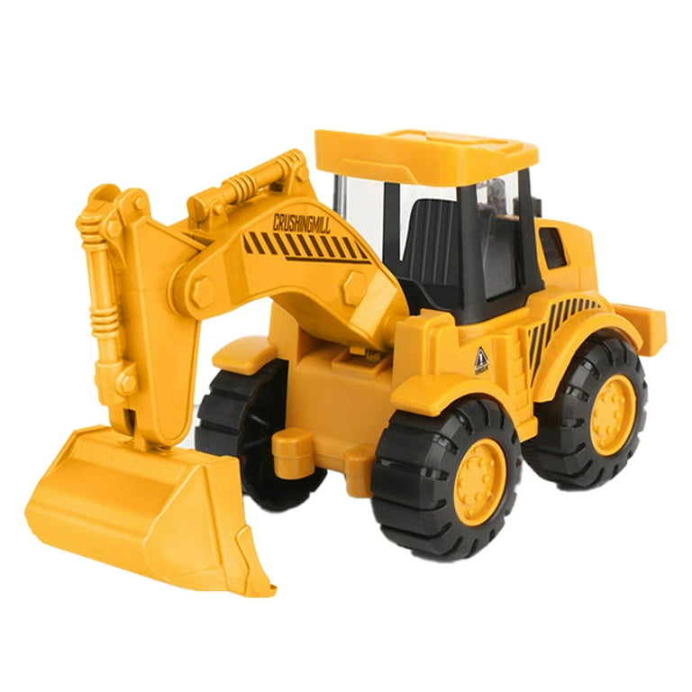 Cyber of Monday Deals Black of Friday Deals Kids Toys Clearance under 5 kkbbma Construction Excavator Kids Toy Play Truck Fall Toy Car Resilience Engineering Car Set Excavator Bulldozer Digging Walmar...