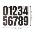 thumbnail image 2 of FUEENIRVA 10 Sheets Black Racing Number Decals on Synthetic Paper for Car Identification and Vehicle, 2 of 7