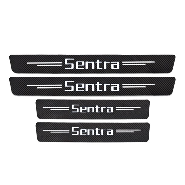 4 Pzs Protector De Puerta De Coche De Fibra De Carbono Para Nissan Qashqai Juke X-TRAIL Hoja De ALTIMA Micra Sentra NOTE Patrol Accesorios huangjie unisex