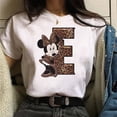 thumbnail image 1 of Camiseta con estampado de combinación de letras y nombre personalizado para mujer, camiseta de manga corta ABCDEFG con letra de Minnie Mouse Tan Jianjun  unisex, 1 of 2