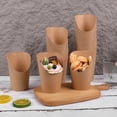 thumbnail image 3 of 20/50pcs Kraft Paper French Fries Cup Disposable Candy Snack Dessert Holder Container Wedding Birthday Party Decoration Supplies, 3 of 7