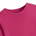 thumbnail image 5 of BONIXOOM Womens Cardigan Sweaters Relaxed Fit Sweater Tube Work Crew Neck Cute Sweaters For Women Hot Pink One size, 5 of 7