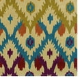 thumbnail image 5 of Trio Ikat Sand Area Rug 8x10 Transitional Contemporary Design, 5 of 5