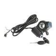 thumbnail image 4 of Monitor de voltaje de batería digital e interruptor de encendido para vehículos eléctricos Pantalla LCD Acelerador de pulgar para bicicleta eléctrica, 4 of 8