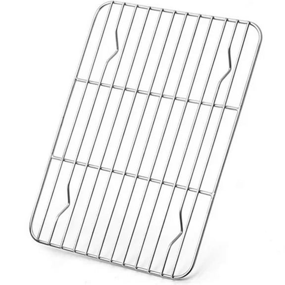 NOGIS 1 Pack Baking Rack , Stainless Steel Metal Roasting Cooking Racks, Size – 8.6"x6.2", Non Toxic & Rust Free, Fit for Small Toaster Oven, Dishwasher Safe