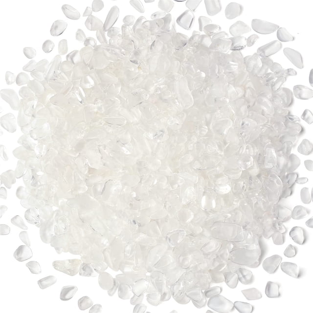 Juego de piedras preciosas YATOJUZI Cristal curativo de cuarzo transparente, 200 g