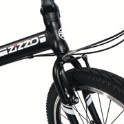 ZiZZO CAMPO 20 Wheel, 7-Speed Steel Frame Folding Bike For All Genders, Black