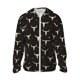 thumbnail image 1 of Fotbe Cow Skulls Chaqueta con Protección Solar UPF 50+ para Hombre y Mujer, Camisa con Capucha y Bolsillos-3X-Large, 1 of 7