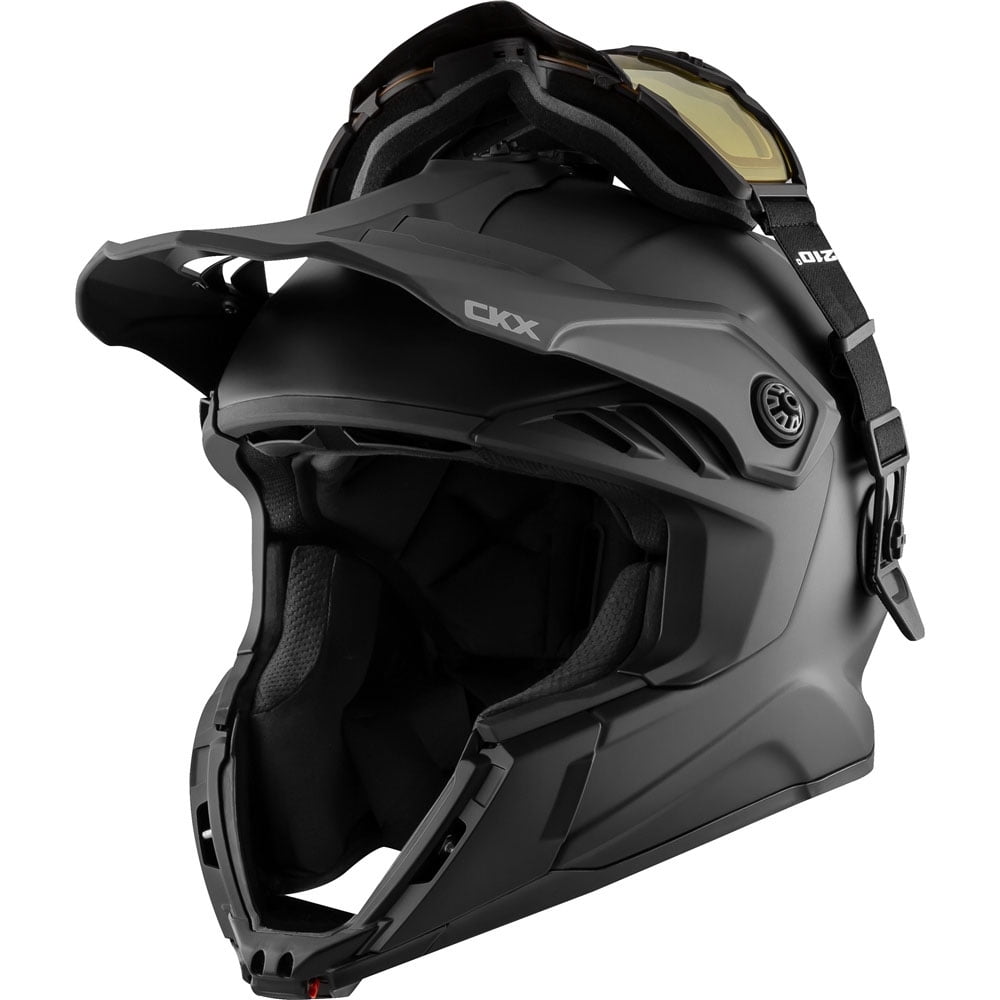 CKX Titan Air Flow Full Face Snowmobile Helmet Matte Black 509744