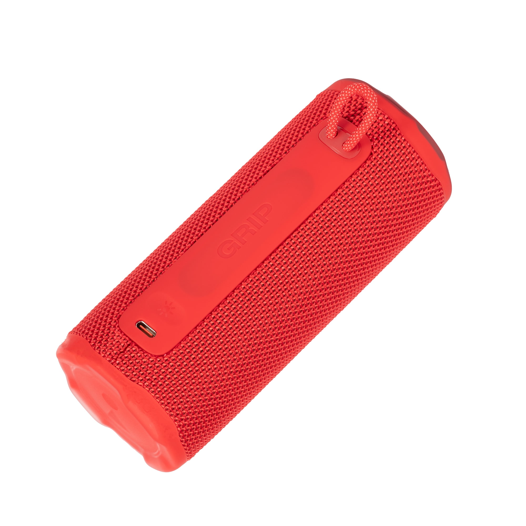 JBL Grip Portable Bluetooth Speaker Red (JBLGRIPRD) – IP68 Waterproof & Dustproof | Bluetooth 5.4 | AI Sound Boost | 14-Hour Battery | Includes Carrying Case & Cleaning Cloth