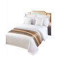 thumbnail image 6 of Bed Runner Scarf Twin Size, Farmhouse Beige Brown Stain Bed Runners & Scarves for Foot of Beds, Vintage Wooden Striped Decorative Bedding Runner Scarf for Hotel Home Bedroom 71 x20 Inch, 6 of 6