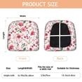 thumbnail image 3 of Pioneer Flower Floral Print Pattern Seat Covers for Dining Room Chairs Set Of 4,Stretch Printed Washable Chair Seat Cover with Elastic Ties and Button,Removable Waterproof Couch Cushion Covers, 3 of 6