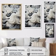 thumbnail image 4 of Designart "Black And White Waves In Monochrome Op Art II" Op Art Wall Decor, 4 of 7