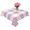 White Light Pink, variant on Aqua White Buffalo Check Table Cloth Waterproof Tablecloths, Farmhouse Plaid Modern Geometric Tablecloth Dining Table Cover for Kitchen Party Tabletop Outdoor, Rectangle Tablecloth 52x70 Inch