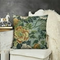 thumbnail image 2 of Creowell  Spring Green Flowers Chinoiserie Pillow Covers Lighe Green Floral Throw Pillows Vintage Sage Green Decor Cushion Cover Patio Furniture Sofa Bedroom Indoor Outdoor, 2 of 5