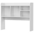 thumbnail image 2 of ZENY Desktop Bookshelf Storage Tabletop Display Hutch with 4 Shelves Wood Frame Freestanding Desk Organizer, White, 2 of 7