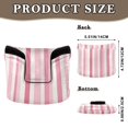 thumbnail image 2 of Haosy Pink Striped Golf Mallet Putter Cover Strong Magnetic Leather Golf Club Headcover Closure, 2 of 7