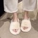 thumbnail image 4 of Amzcrzy Zapatos de mujer,Zapatos de mujer,Zapatillas de mujer, Zapatillas de mujer con punta redonda y tacón bajo para primavera y verano 2023, informales, de lana, cálidas, de algodón, para interior, 4 of 4